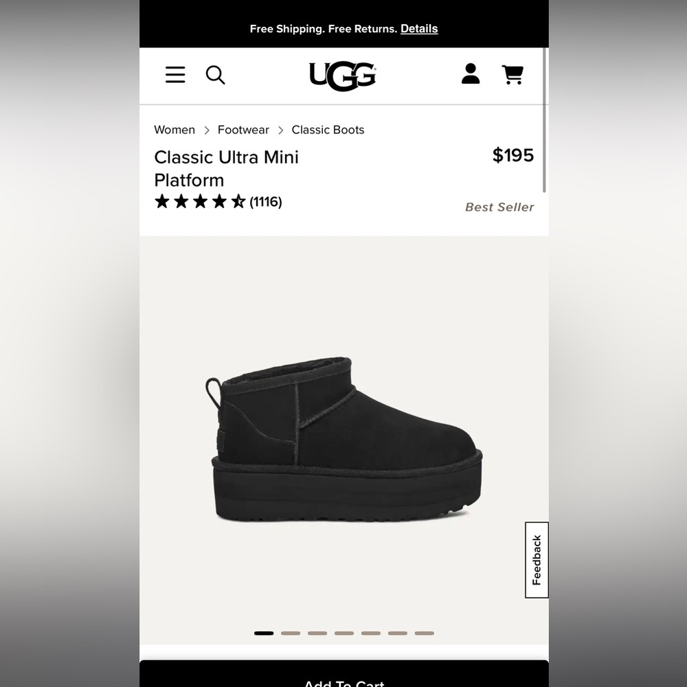 Mini UGG Platform